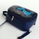 Baby backpack on lightning, blue color