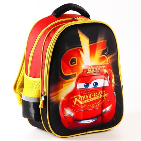 School backpack, 39 cm x 30 cm x 14 cm "95", cars-5