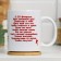 Sublimation mug "February 23. The best grandfather", with application, 320 ml