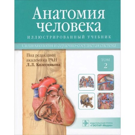 Human anatomy. In 3 volumes. Volume 2. Plankhnology and cardiovascular system. Kolesnikov L.L.