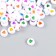 A set of beads for creativity plastic "heart in the circle" multi -colored 20 g 0, x0.7 cm