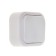 Kuntsevo switch Valentina, 10 A, 250 V, 2 keys, external, white