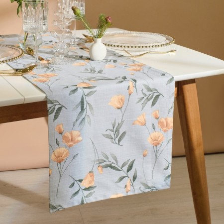 Ethel Poppies 40x149 cm, 100% cotton, reps 210 g/m2-5