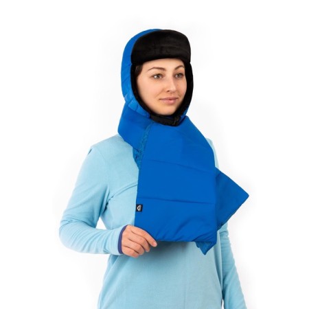 Steering scarf Payer aso, blue color