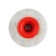 Mini-leaf scrap, natural fur, 150 mm, handle d = 6 mm, d = 16 mm, pile 16 mm