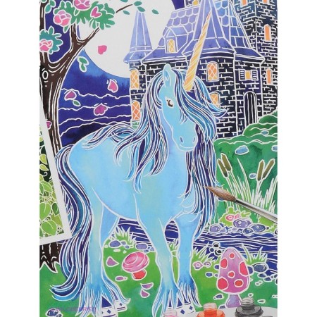 Lighting watercolor coloring Sentosphere "Unicorn"-1