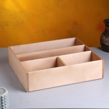 Wooden box 34.5 × 30 × 10 cm Gift chest