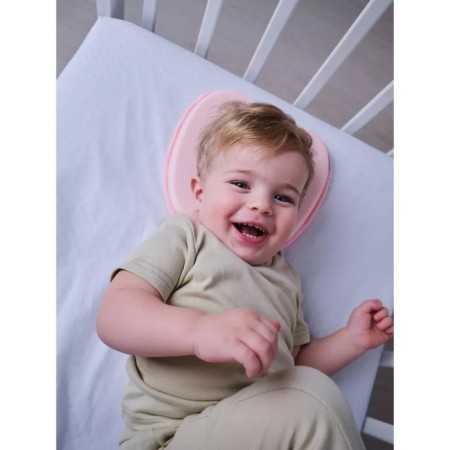 Pillow Baby Anatomical Topotyki Memory Foam, pink color-4