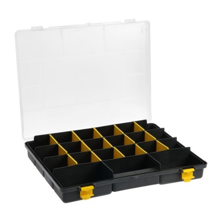 Organizer with tundra locks, reinforced housing, 21 compartment for fasteners, 380 x 300 x 60 mm