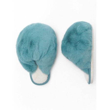 Softy slippers, size 38-39, blue color-4