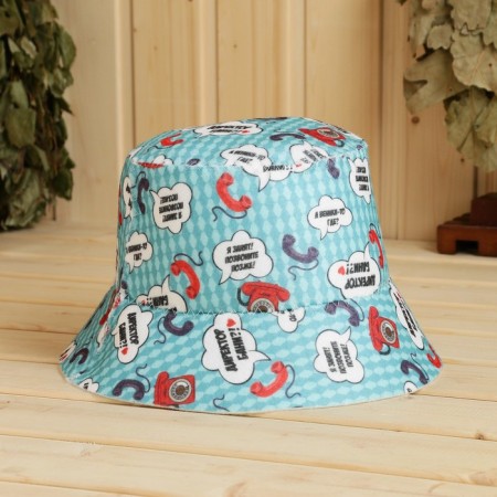 Panam hat for a bath with a print "Director of the Bath"