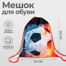 A bag for shoes 420 x 340 mm, calligrata MSO-5s, (soft polyester, density 210d), 