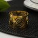 Ring for Napkin "Taxi", 4.5 × 3 cm, gold color