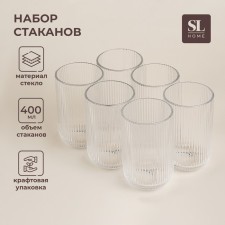A set of glasses glass SL Home 