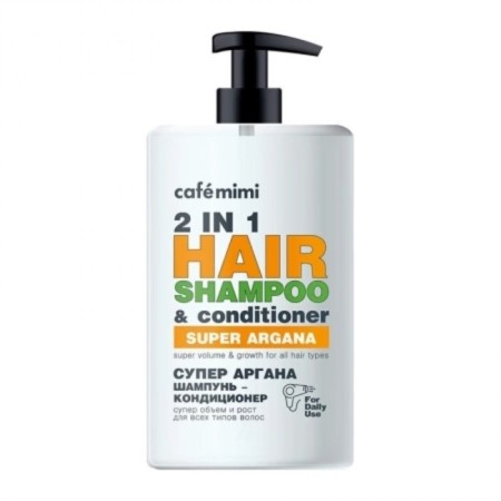 Cafune hair shampoo Café Mimi Super Argan, 2 in 1, 450 ml
