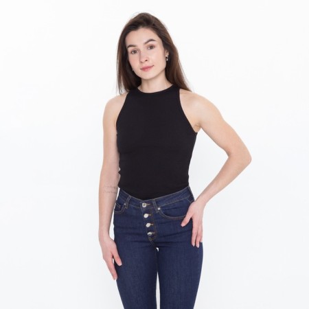 T -shirt female, black color, size l (46)-2
