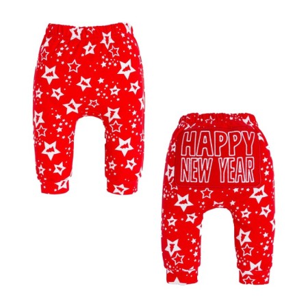 Pants Kroshka I "Happy", height 86-92 cm, red