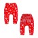 Pants Kroshka I "Happy", height 86-92 cm, red