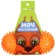 Massage ball Onlytop "Squirrel", double, orange color