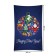 Decorative panel with photo printing "New Year's ball", vertical, size 100x150 cm