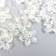 Beads for creativity plastic "Flower" set 25 pcs Transparent mother -of -pearl 1.1x1.1 cm