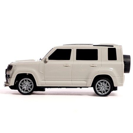 Radio -controlled jeep "Cruiser", works from batteries, beige color-1