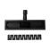 TIM BAD465002BK, 70 x 500 mm, hydro+dry smell protection, black matte
