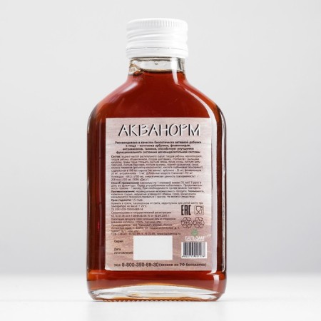 Aquanorm Syrup Diuretics, Pine honey, bottle 100 ml, dietary supplement-1
