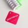 The dough roller “Bright” dough, 17 × 8 × 4.5 cm, textured, green color