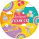 Disposable paper plate "Favorite Kindergarten", 18 cm
