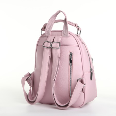 City backpack on lightning, pink color-2