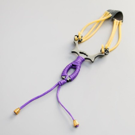 Metal slingshot in the braid, color mix-7