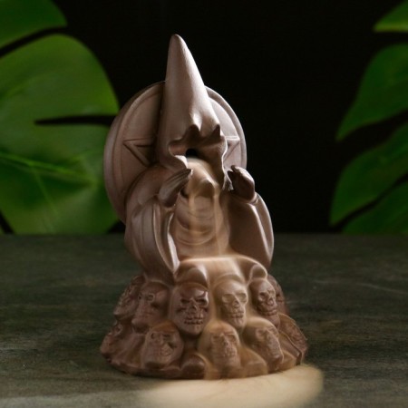 Set of incense on the stand "Skull" 15x10cm