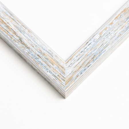 Photo frame Plastic "Watercolor" 30x40 cm, frosty silver-1