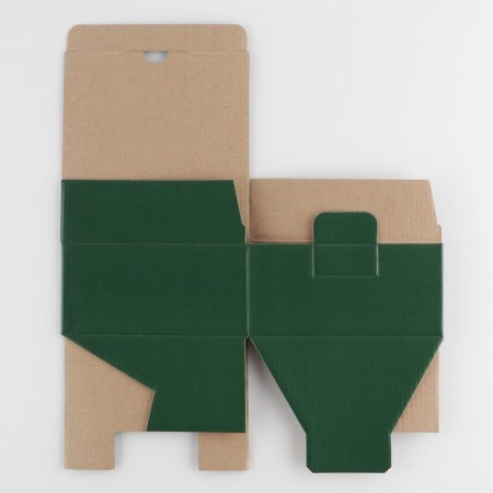 Gift folding box, packaging, "green", 15 x 15 x 7 cm-8