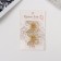 Hair crab "Mendi" (set 2 pcs) 2.5 cm, gold