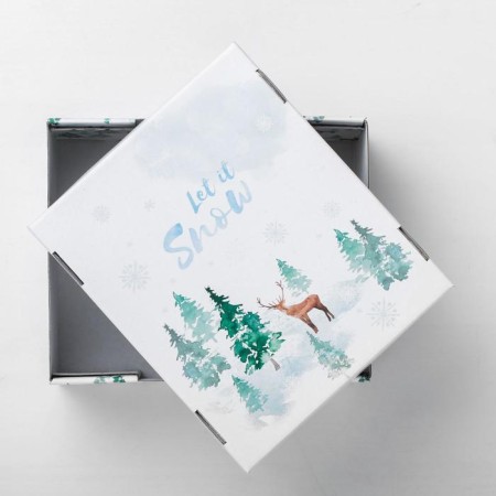 Folding box "Forest Tale", 31.2 x 25.6 x 16.1 cm, New Year-3