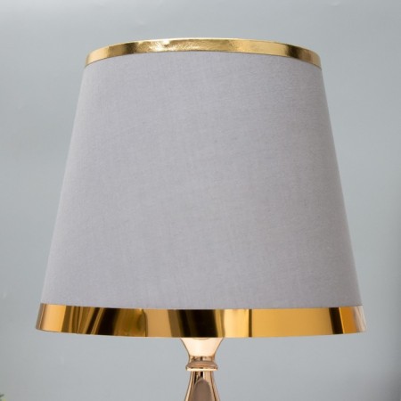Cobbler table lamp 1x40W E27 220V gold-chrom 25x25x40 cm Risalux-5