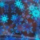 New Year. Box Gift New Year Folding PVC "Snowflakes" 8 x 8 x 8 cm.