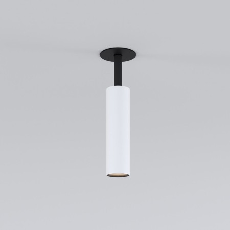 Lamp ceiling Elektrostandard, Diffe LED 8 W, 39x39x200 mm, IP20, white, black color-1