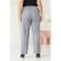 Female costume: jacket, trousers, size 48, gray color