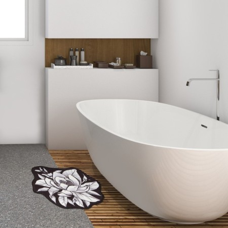 Bathroom mat Ethel Magnolia 53x63 ± 2cm cm, 100% p/e, velor