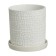 Flower Pot "Illusion" White Cylinder No. 2, 2l