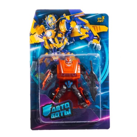 Robot transformer "SUV", color orange-8