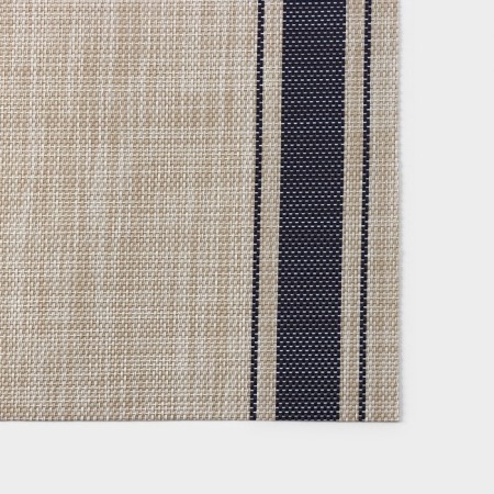 Serving napkin on the table "Two stripes", 45 × 30 cm, blue color-1
