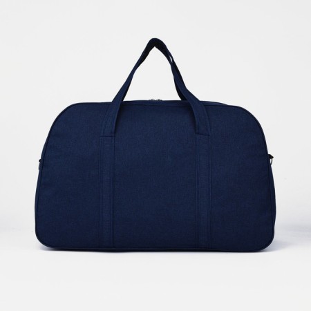 Road bag with lightning, external pocket, long belt, blue color-1