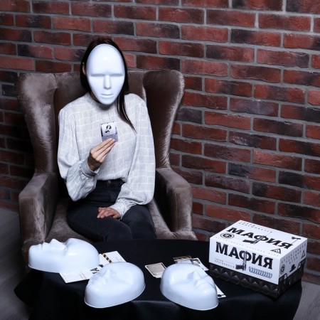 Ролевая игра «Мафия. Город просыпается» с масками, 36 карт, 16+-8