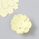 The workpiece of Foamiran "Flower Curly" 10x9.5 cm set 5 pcs. Ribbed pale yellow