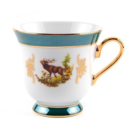 Tea cup Cmielow Astra "Hunting Green", 250 ml