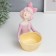 Souvenir Polystone stand "Girl with basket" MIX 20.3x16.8x25.5 cm